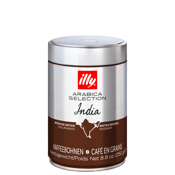 Illycaffè Selection India, 250 g Bohne