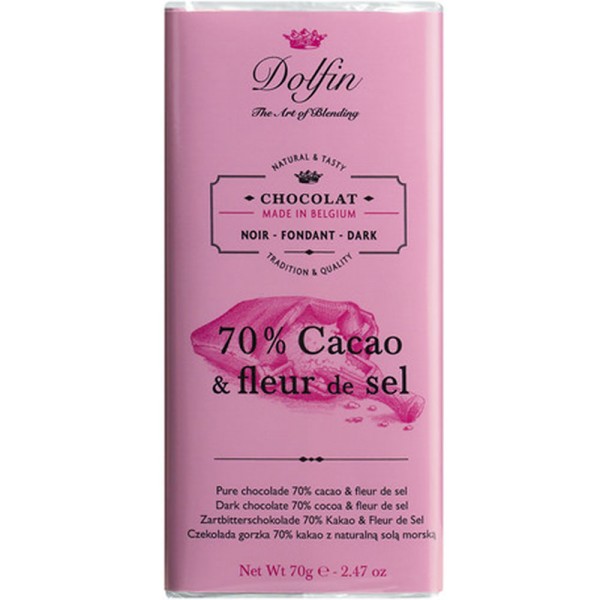 Schokolade 70% Fleur de Sel, 70 g