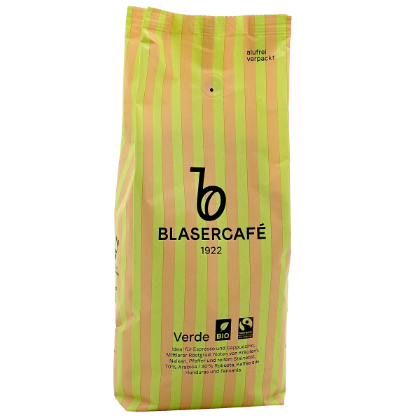 Blasercafé Verde Bio + Fair, Bohne