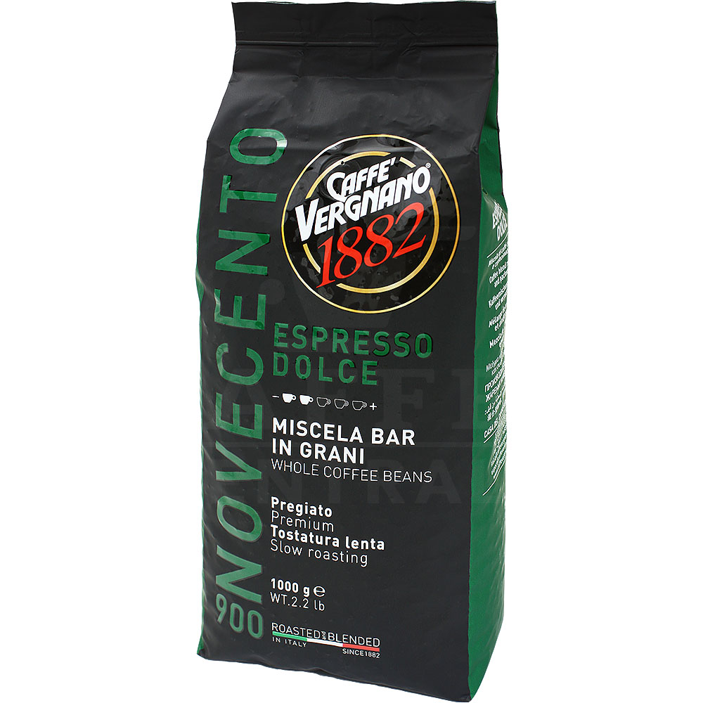 Vergnano Kaffee Espresso Dolce 900 Kaffeezentrale