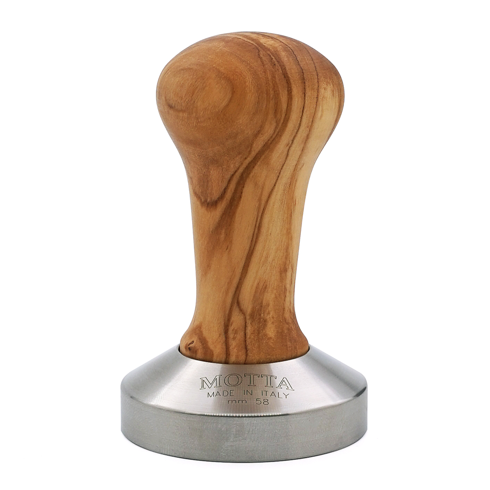 Motta Tamper Olive/Inox, 58 mm