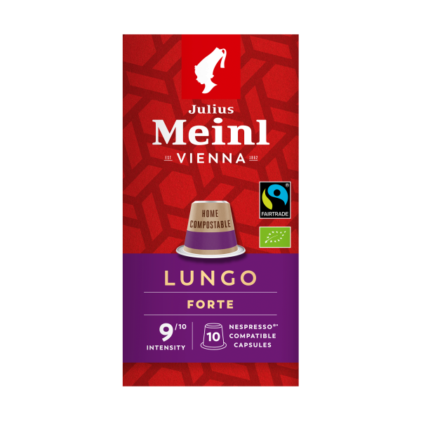 Julius Meinl Lungo Forte Fairtrade 10 Kapseln NES