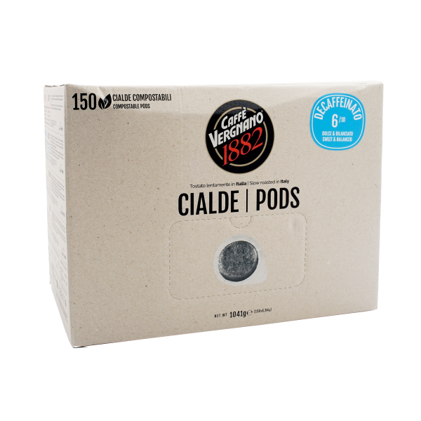 Vergnano 1882 Decaffeinato, 150 Pads