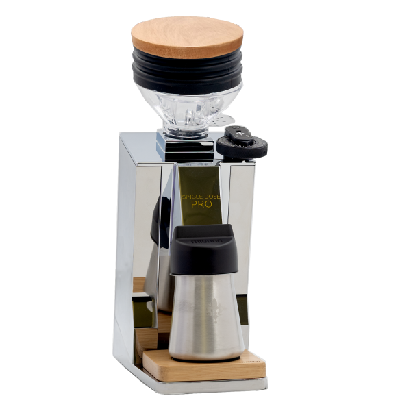 Eureka Mignon Single Dose Pro chrom matt/Eiche