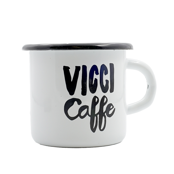 Vicci Caffe Emaillebecher