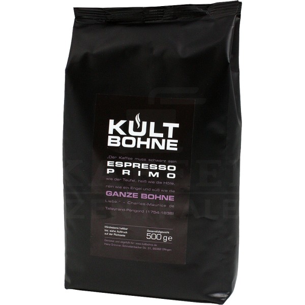 Kultbohne Espresso Primo, Bohne 500 g