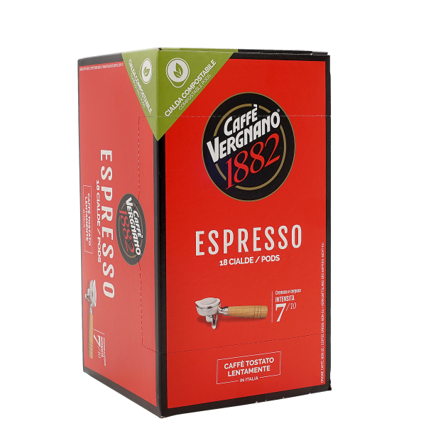 Vergnano 1882 Espresso, 18 Pads