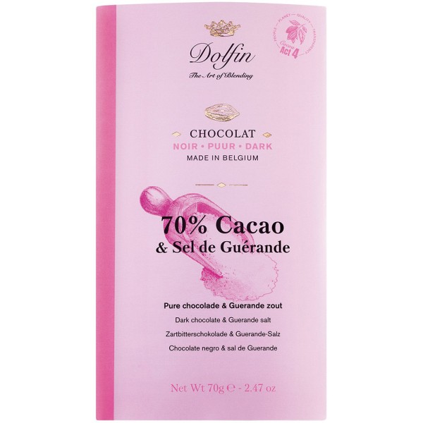 Schokolade 70% Fleur de Sel, 70 g